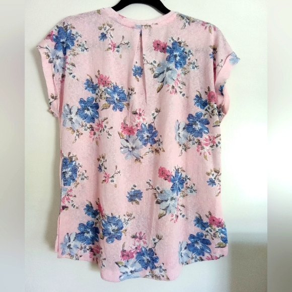 BOBEAU floral short sleeve tee - Picture 4 of 5